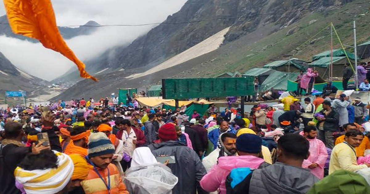 खराब मौसम के कारण अमरनाथ यात्रा स्थगित