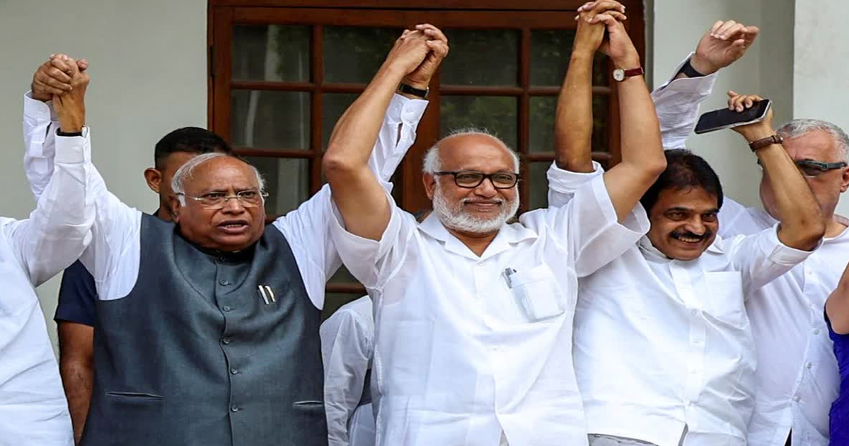 ‘इंडिया’ गठबंधन ने उपराष्ट्रपति पद के उम्मीदवार के नाम की घोषणा की