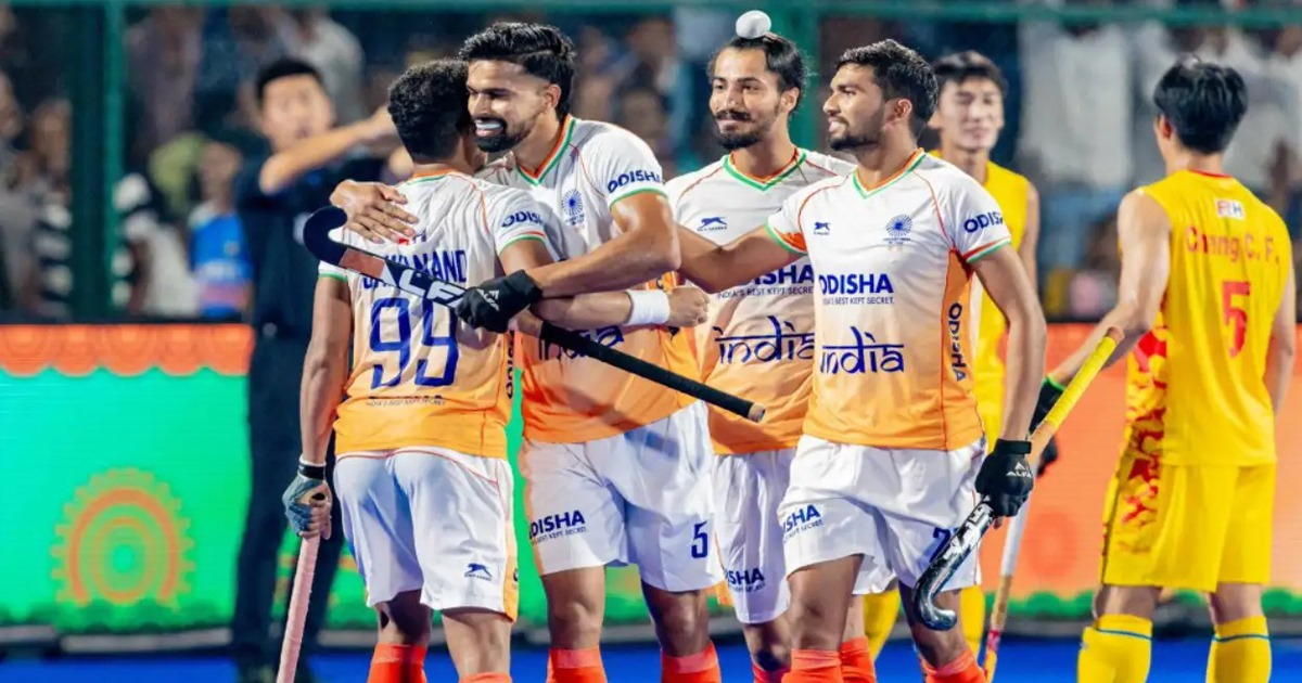 भारत ने चीन को 7-0 से हराकर हॉकी एशिया कप के फाइनल में प्रवेश किया