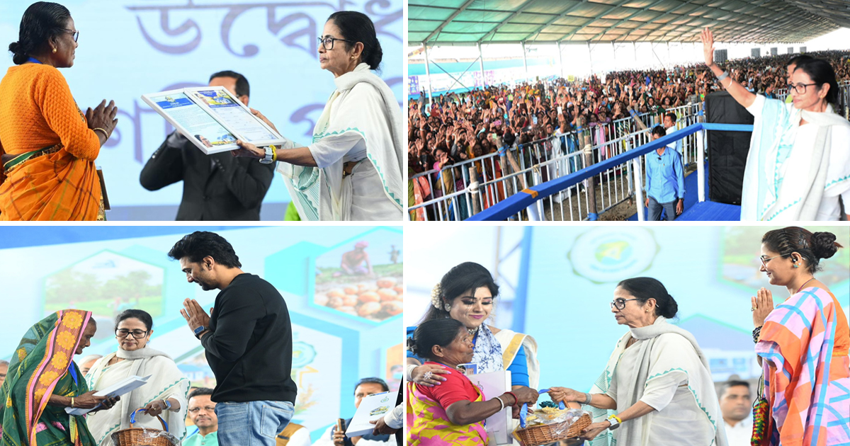 मुख्यमंत्री ने सिंगूर में क्लस्टर प्रोजेक्ट का उद्घाटन किया, बांग्लार बाड़ी प्रोजेक्ट के लिए कई जिलों में फंड बांटा गया