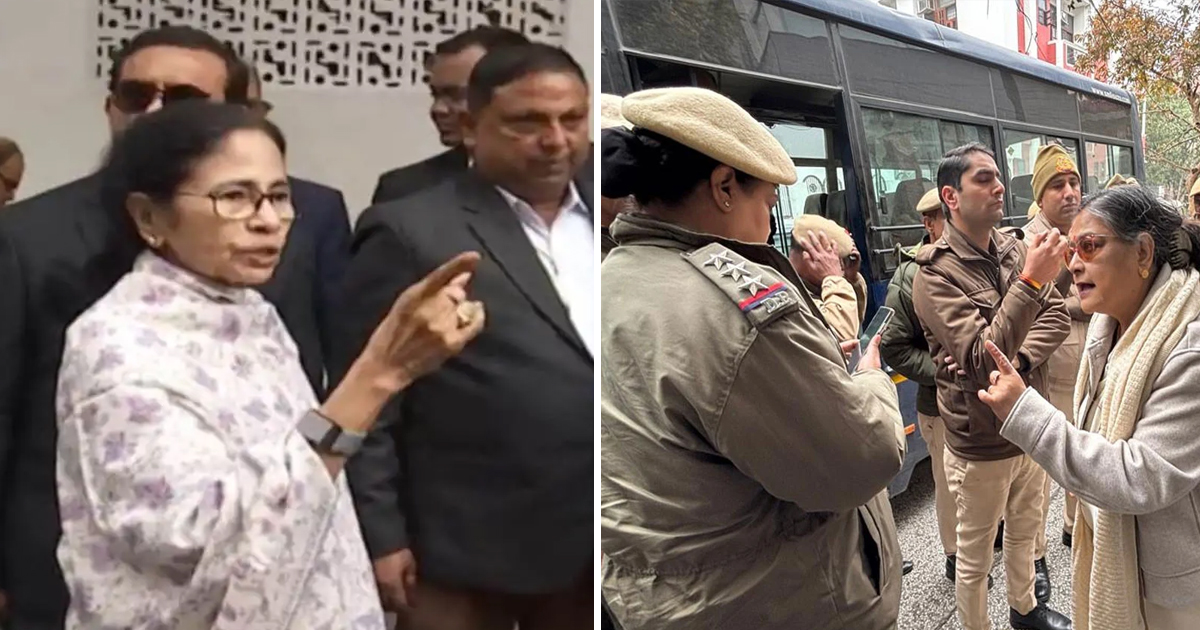 ममता बनर्जी की दहाड़ के बाद दिल्ली पुलिस और सेंट्रल फोर्स बंगभवन से चले गए