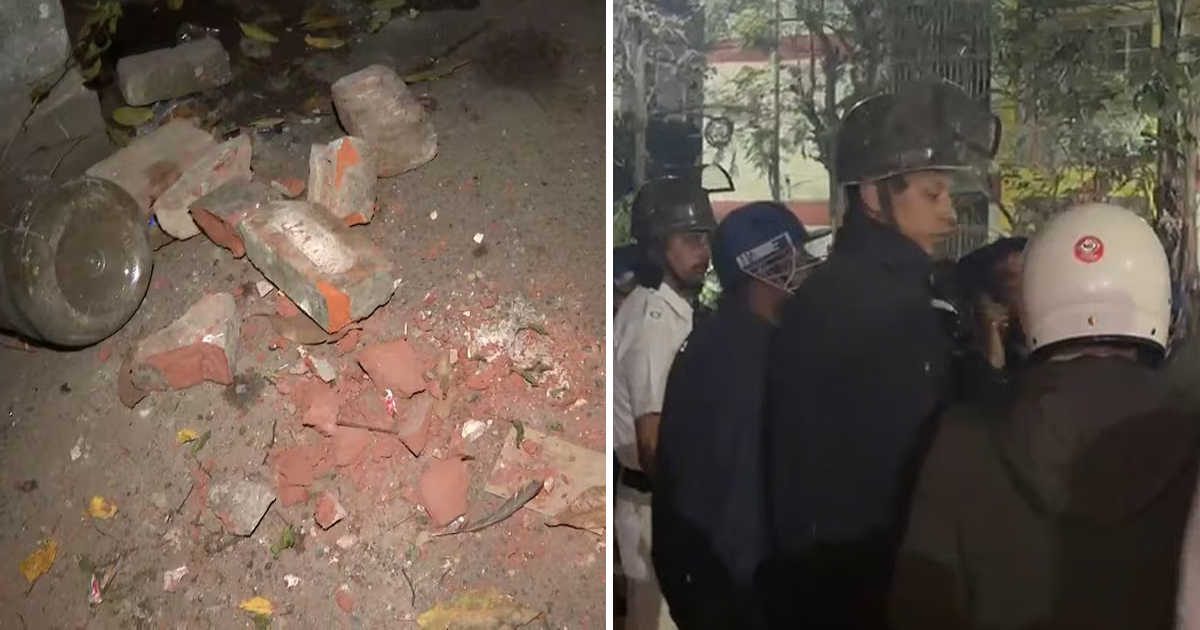 शनिवार शाम को साउथ कोलकाता में दंगे हुए, बम गिराए गए, गोलियां चलीं, 2 लोग घायल हुए