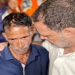 राहुल-प्रियंका इंडिया गेट पर अंकिता भंडारी के माता-पिता से मिले:दुष्यंत गौतम को राज्यपाल बनाने का विरोध